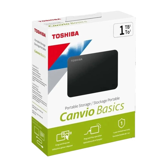 TOSHIBA DISCO DURO 1TB EXTERNO USB (CANVIO READY)