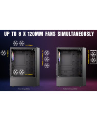 ANTEC CASE GAMER RGB ELITE VIDRIO (AX26)