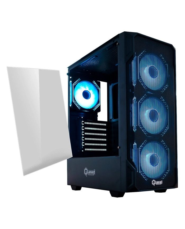 QUASAD CASE GAMER ATX MID-TOWER VIDRIO (QG-027)