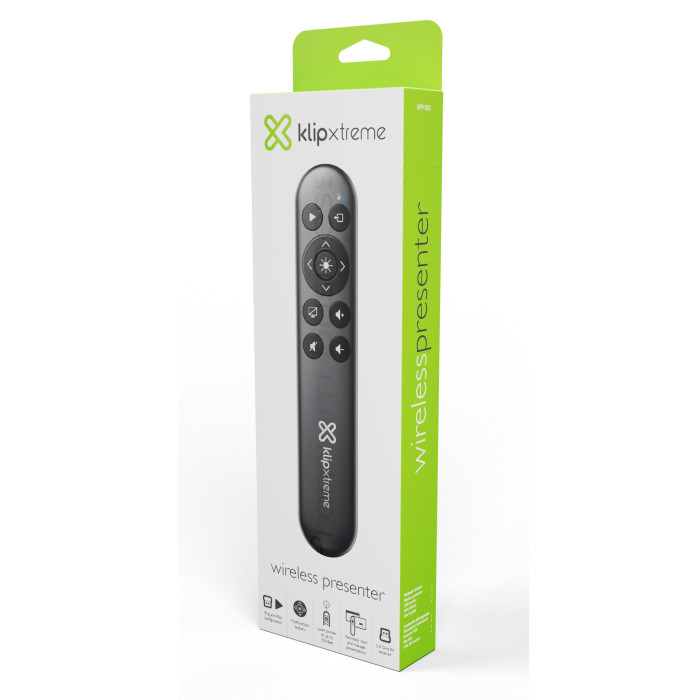 KLIPXTREME PRESENTADOR INALAMBRIO & PUNTERO LASER (KPP-003)