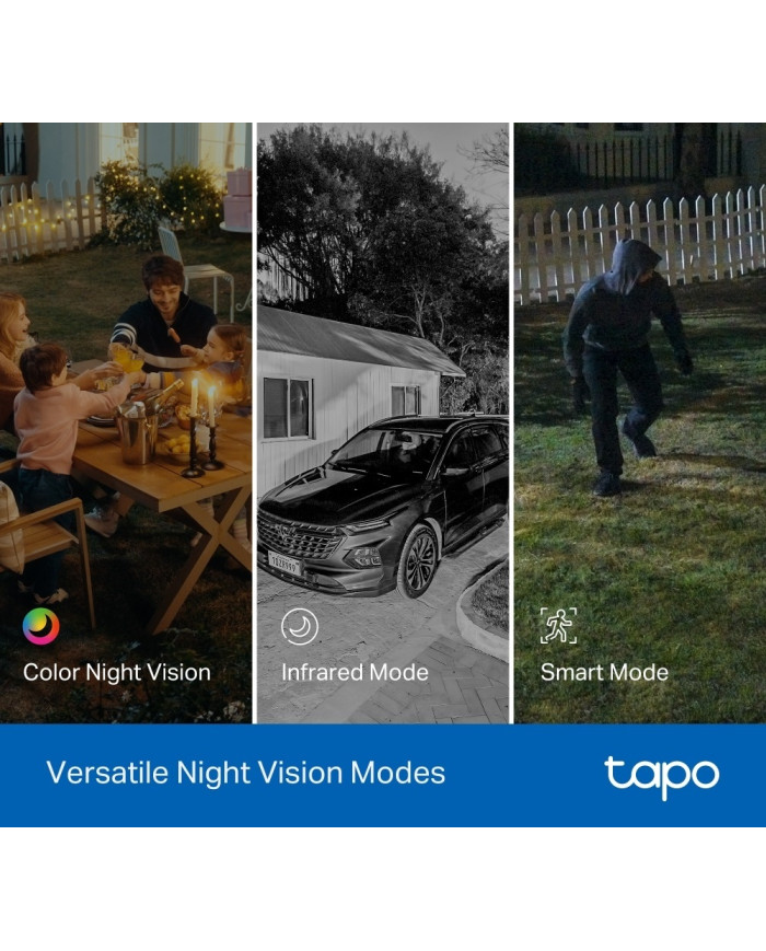 TP-LINK TAPO CAMARA DE SEGURIDAD 3MP WIFI DOBLE LENTE IP65 (C246D)