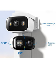 TP-LINK TAPO CAMARA DE SEGURIDAD 3MP WIFI DOBLE LENTE IP65 (C246D)