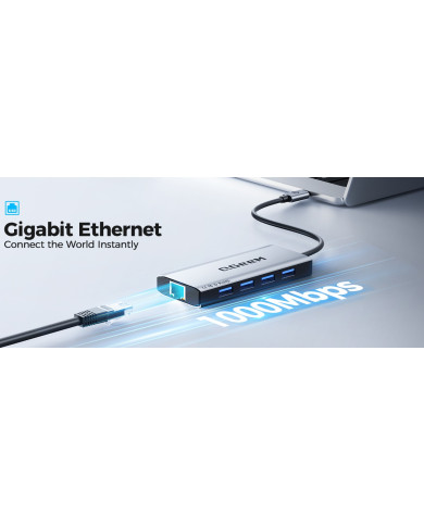 QGEEM HUB USB-C 9 EN 1 MULTIPUERTOS