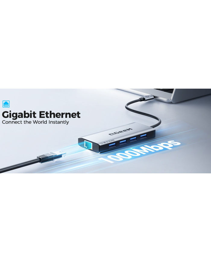 QGEEM HUB USB-C 9 EN 1 MULTIPUERTOS