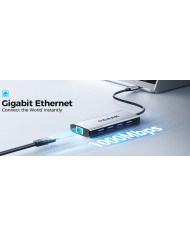 QGEEM HUB USB-C 9 EN 1 MULTIPUERTOS