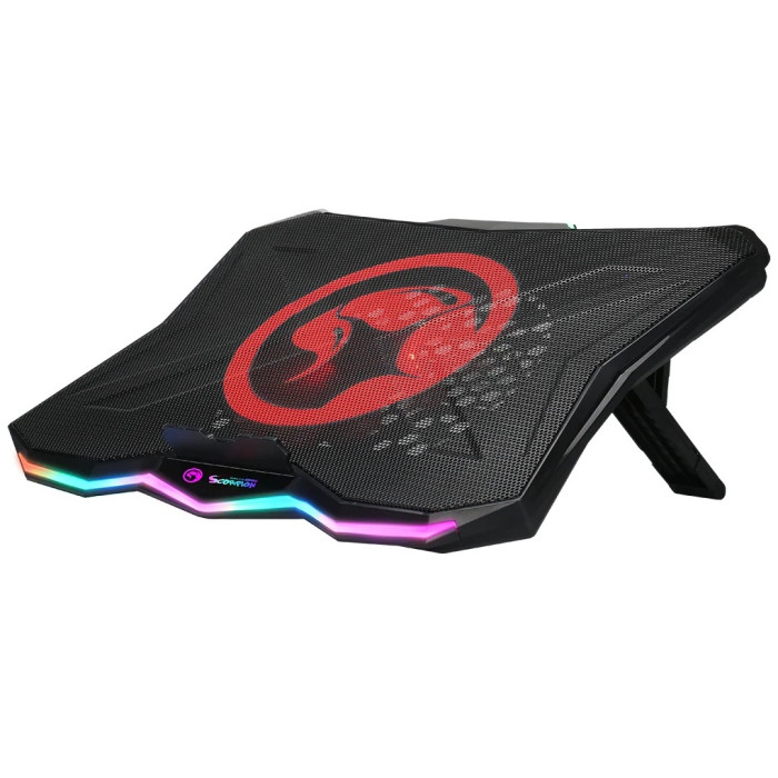 MARVO BASE VENTILADOR ATLAS 40 LED RGB HASTA 17" (FN-40)