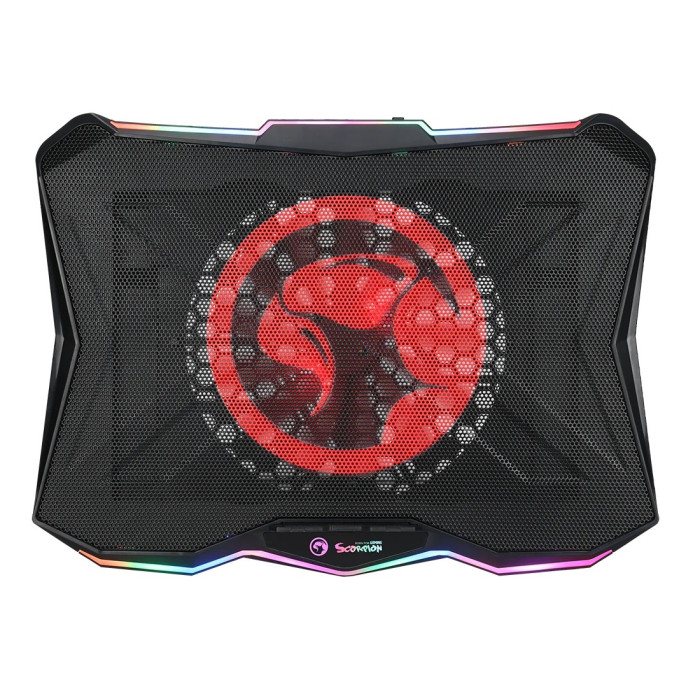 MARVO BASE VENTILADOR ATLAS 40 LED RGB HASTA 17" (FN-40)