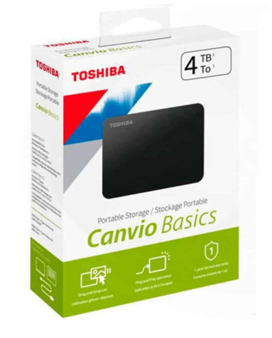 TOSHIBA DISCO DURO 4TB EXTERNO USB (CANVIO BASICS)