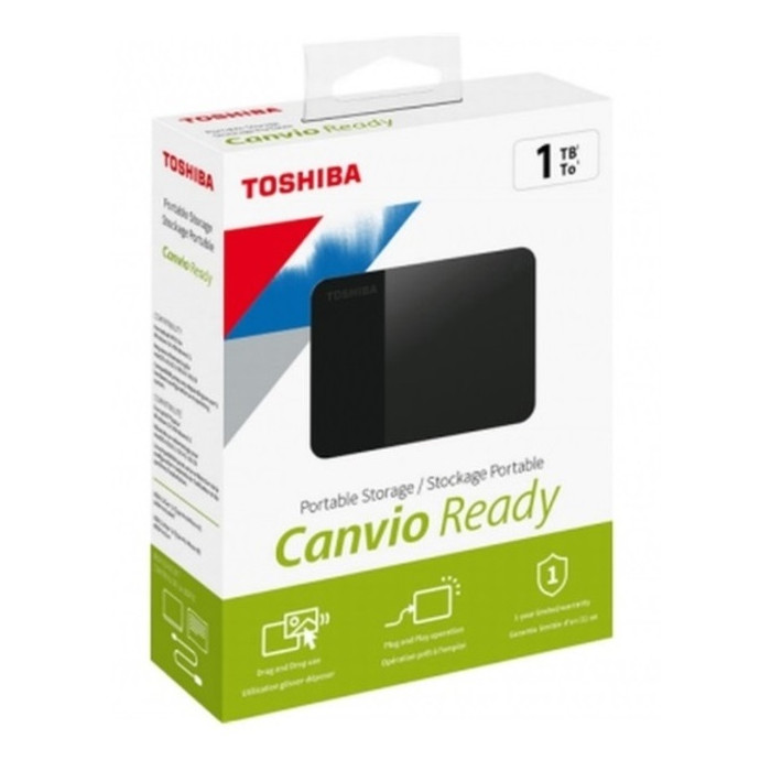 TOSHIBA DISCO DURO 1TB EXTERNO USB (CANVIO READY)