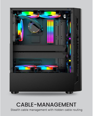 ARMAGGEDDON CASE GAMER BLANCO ATX MID-TOWER VIDRIO (TRITRON 3)