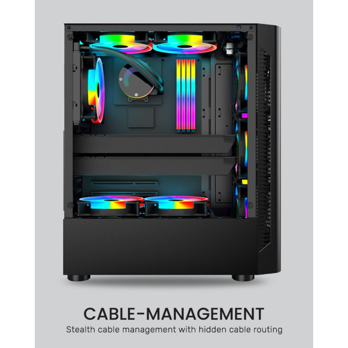 ARMAGGEDDON CASE GAMER ATX MID-TOWER VIDRIO (TRITRON 3)
