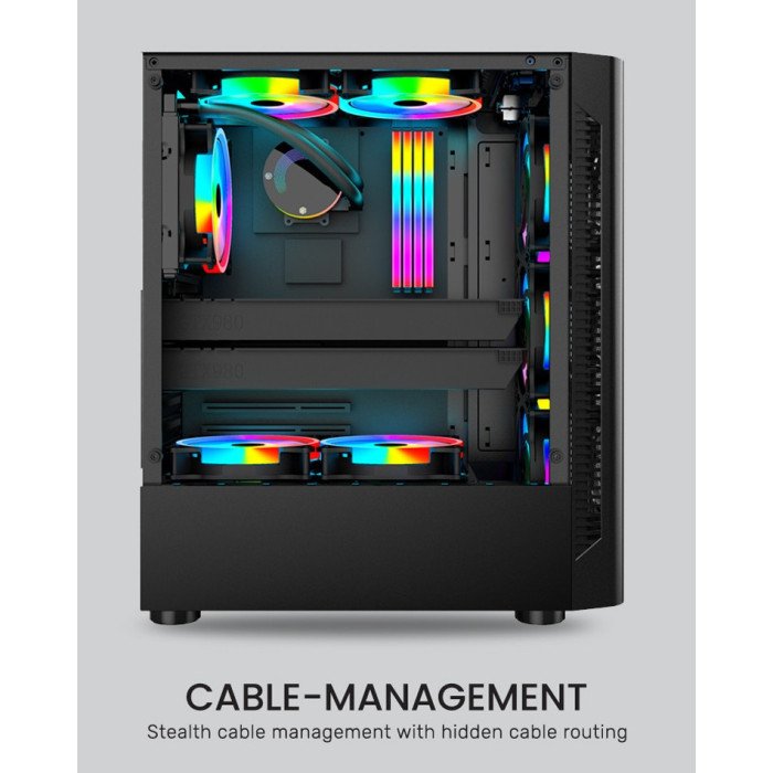 ARMAGGEDDON CASE GAMER BLANCO ATX MID-TOWER VIDRIO (TRITRON 3)