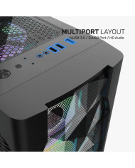 ARMAGGEDDON CASE GAMER ATX MID-TOWER VIDRIO (TRITRON 3)