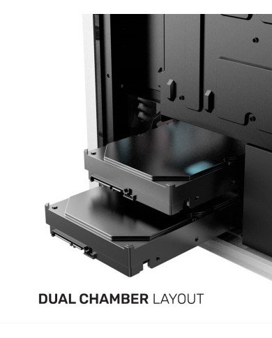 ARMAGGEDDON CASE GAMER BLANCO ATX MID-TOWER VIDRIO (TRITRON 3)