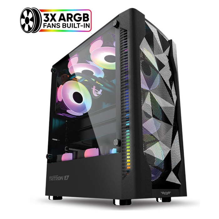 ARMAGGEDDON CASE GAMER ATX MID-TOWER VIDRIO (TRITRON 3)
