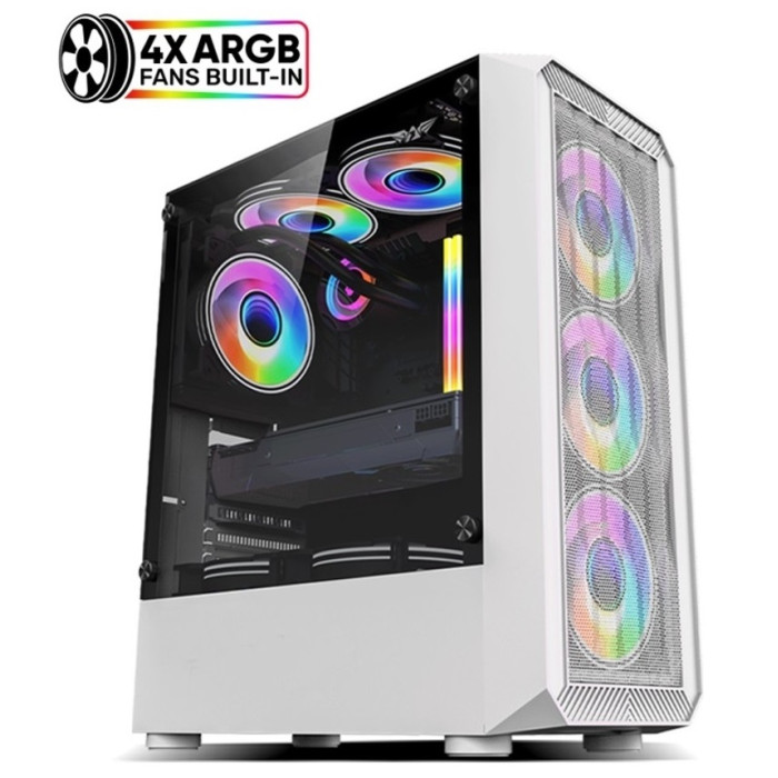 ARMAGGEDDON CASE GAMER BLANCO ATX MID-TOWER VIDRIO (TRITRON PRO 100)