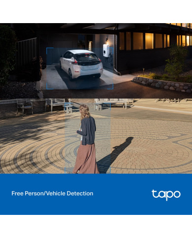 TP-LINK TAPO CAMARA DE SEGURIDAD 4MP WIFI/LAN EXTERIOR IP66 (C320WS)