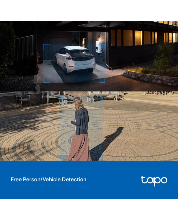 TP-LINK TAPO CAMARA DE SEGURIDAD 4MP WIFI/LAN EXTERIOR IP66 (C320WS)