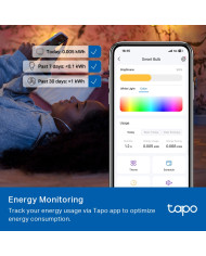 TP-LINK FOCO TAPO LED INTELIGENTE WIFI RGB MULTICOLOR (L535E)