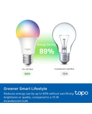 TP-LINK FOCO TAPO LED INTELIGENTE WIFI RGB MULTICOLOR 2*Packs (L535E)