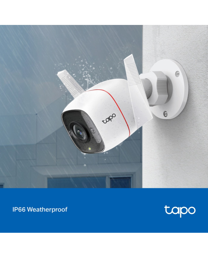 TP-LINK TAPO CAMARA DE SEGURIDAD 3MP WIFI/LAN EXTERIOR IP66 (C310)