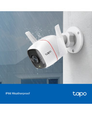 TP-LINK TAPO CAMARA DE SEGURIDAD 3MP WIFI/LAN EXTERIOR IP66 (C310)