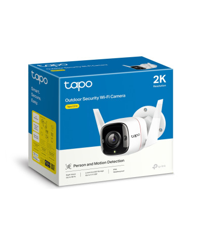 TP-LINK TAPO CAMARA DE SEGURIDAD 3MP WIFI/LAN EXTERIOR IP66 (C310)