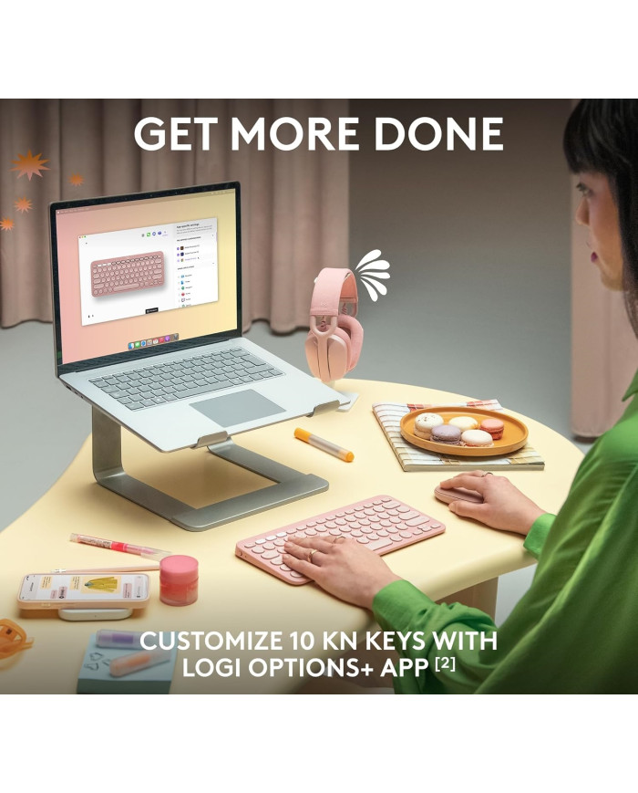 LOGITECH TECLADO PEBBLE KEYS 2 BLUETOOTH (K380s)