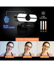 ARGOM CAMARA WEB 1080P FULL HD con MICROFONO (CAM 45)
