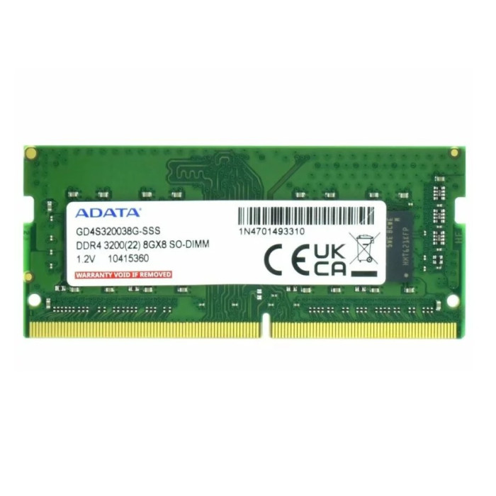 ADATA RAM 8GB SODIMM DDR4 2666MHZ