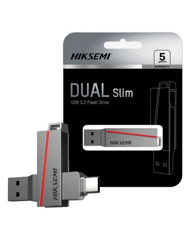 HIKSEMI PENDRIVE 128GB DUAL USB-C & USB 3.2