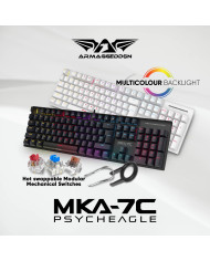 ARMAGGEDDON TECLADO MECANICO GAMER LED USB (MKA-7C)