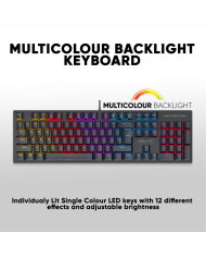 ARMAGGEDDON TECLADO MECANICO GAMER LED USB (MKA-7C)