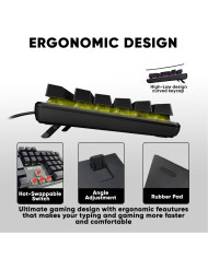 ARMAGGEDDON TECLADO MECANICO GAMER LED USB (MKA-7C)