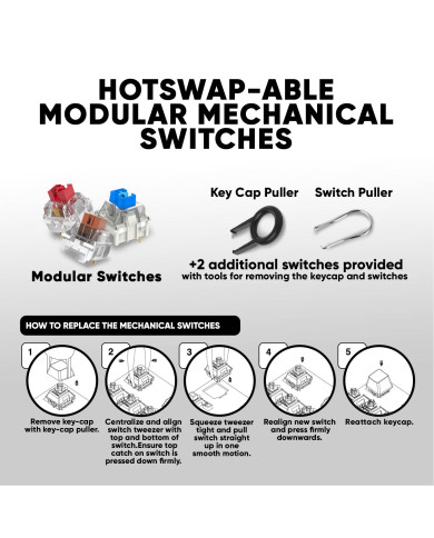 ARMAGGEDDON TECLADO MECANICO GAMER LED USB (MKA-7C)