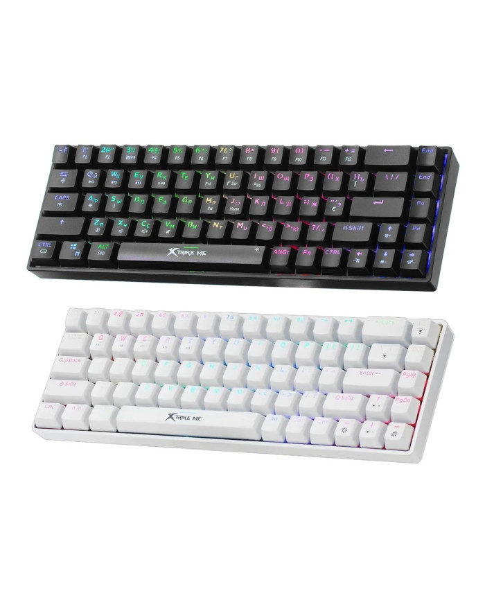 XTRIKE ME TECLADO MECANICO GAMER 60% RGB (GK-995W)