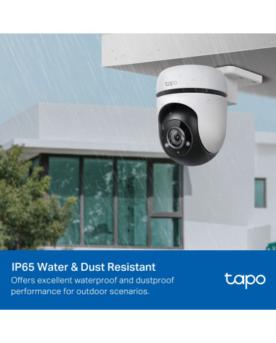 TP-LINK TAPO CAMARA DE SEGURIDAD 2MP WIFI GIRATORIA EXTERIOR IP65 (C500)