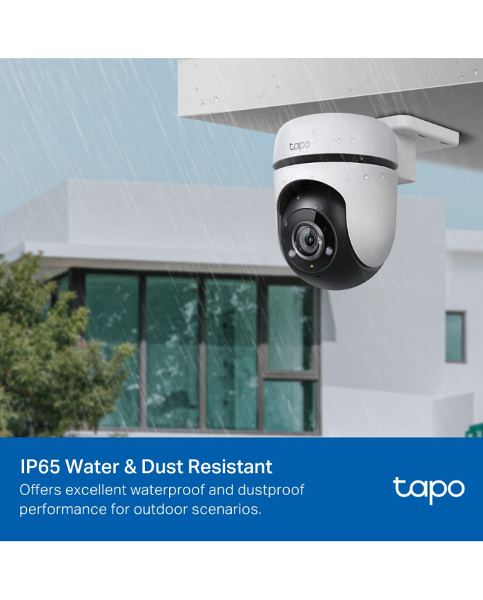 TP-LINK TAPO CAMARA DE SEGURIDAD 2MP WIFI GIRATORIA EXTERIOR IP65 (C500)