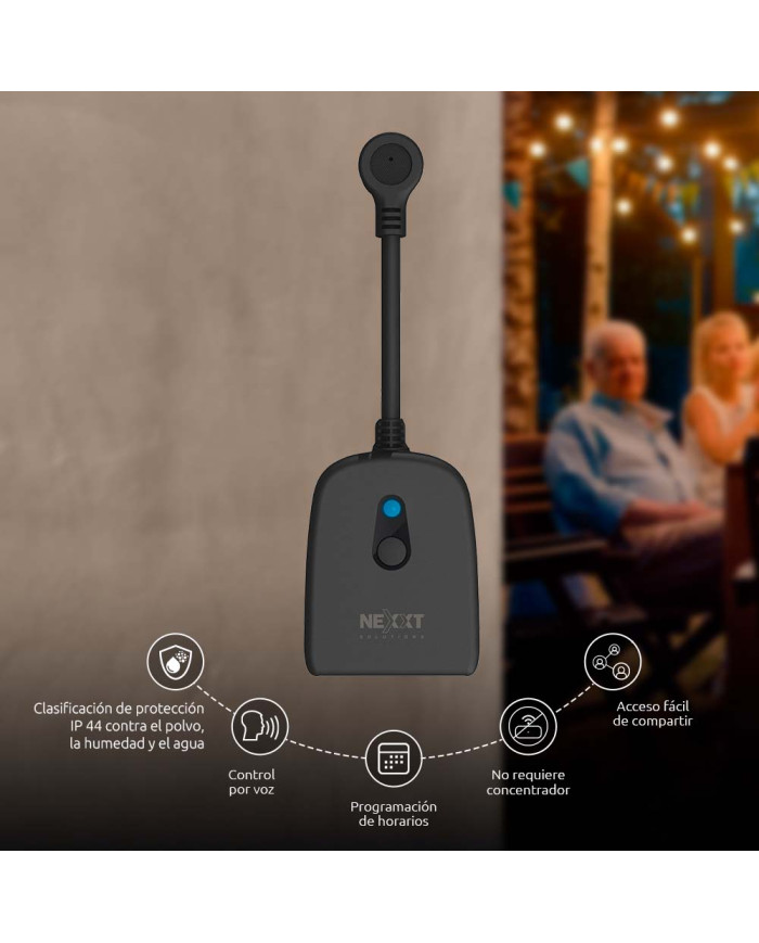 NEXXT ENCHUFE INTELIGENTE WIFI EXTERIOR (NHP-O610)