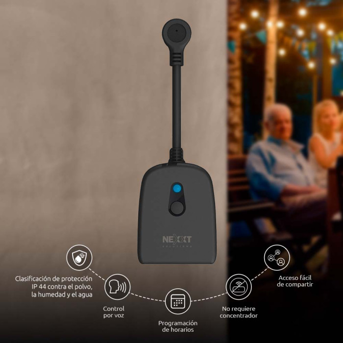 NEXXT ENCHUFE INTELIGENTE WIFI EXTERIOR (NHP-O610)