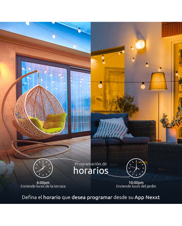 NEXXT ENCHUFE INTELIGENTE WIFI EXTERIOR (NHP-O610)