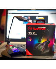 MARVO MICROFONO RGB USB (MIC-01)