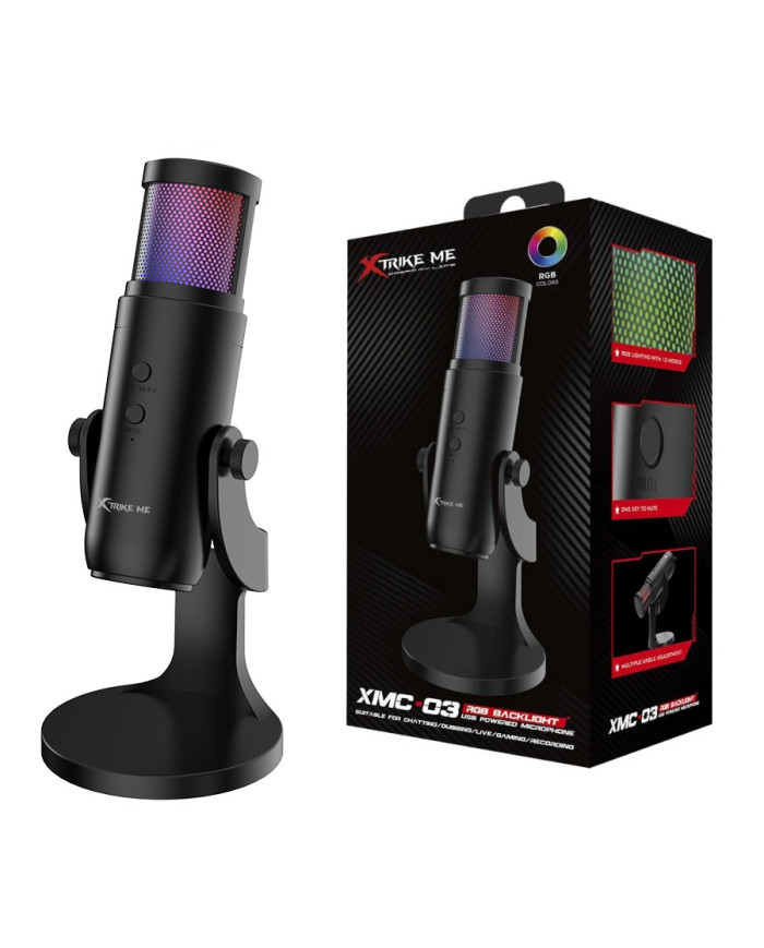 XTRIKE ME MICROFONO RGB USB (XMC-03)