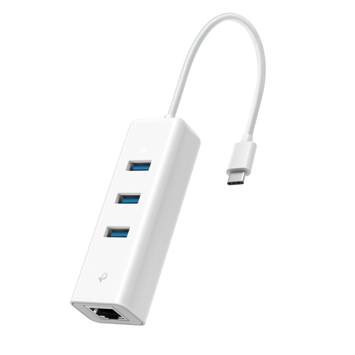 TP-LINK HUB USB-C a ETHERNET GIGABIT & 3*USB 3.0 (UE330C)