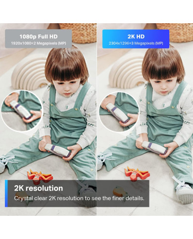 TP-LINK TAPO CAMARA DE SEGURIDAD 3MP WIFI INTERIOR (C110)