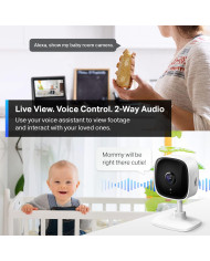 TP-LINK TAPO CAMARA DE SEGURIDAD 3MP WIFI INTERIOR (C110)