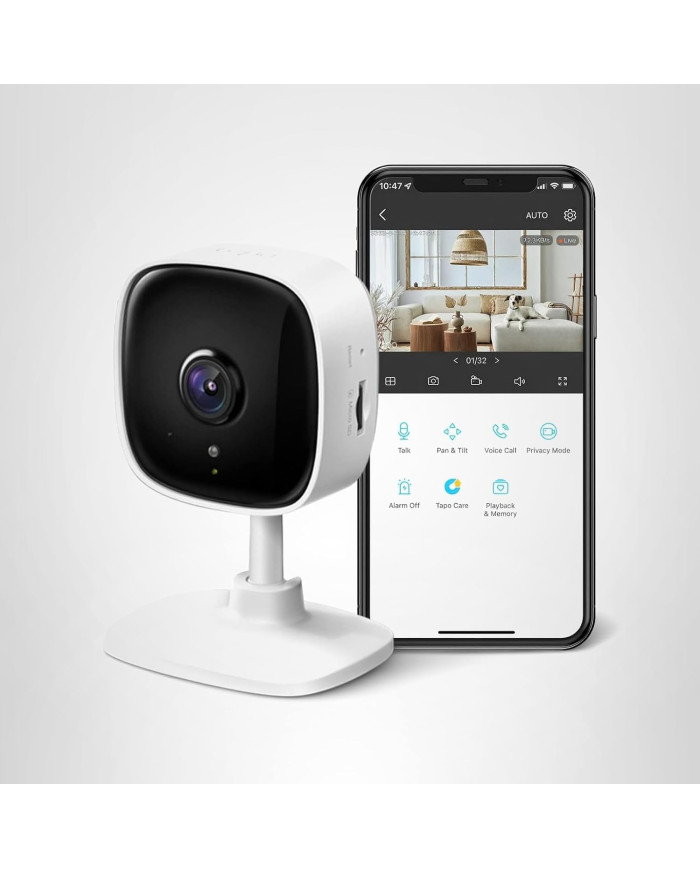 TP-LINK TAPO CAMARA DE SEGURIDAD 3MP WIFI INTERIOR (C110)