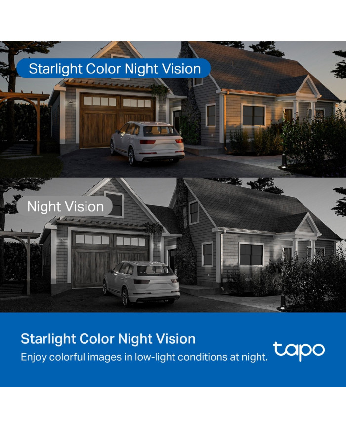 TP-LINK TAPO CAMARA DE SEGURIDAD WIFI/LAN 5MP GIRATORIA EXTERIOR (C530WS)
