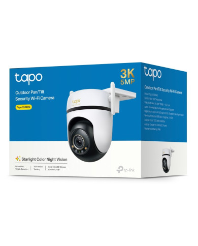 TP-LINK TAPO CAMARA DE SEGURIDAD WIFI/LAN 5MP GIRATORIA EXTERIOR (C530WS)