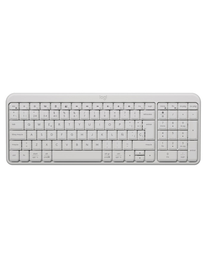 LOGITECH TECLADO COMPACTO BLUETOOTH BLANCO (K250)